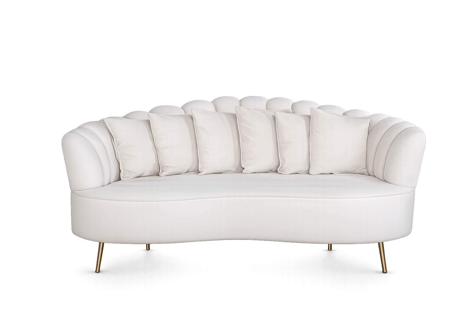 Beige Ivory 3 Seater Sofa Rental Dubai