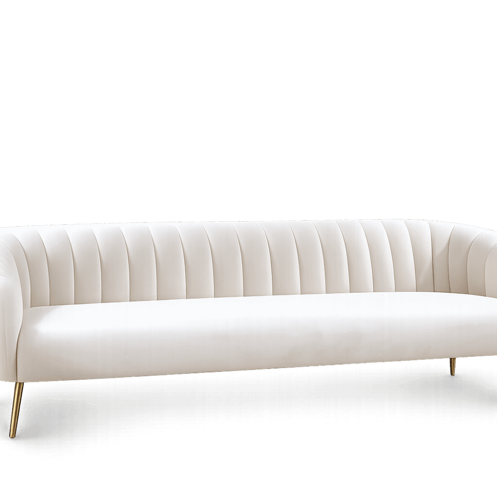 Beige Melrose 3 Seater Sofa Rental UAE