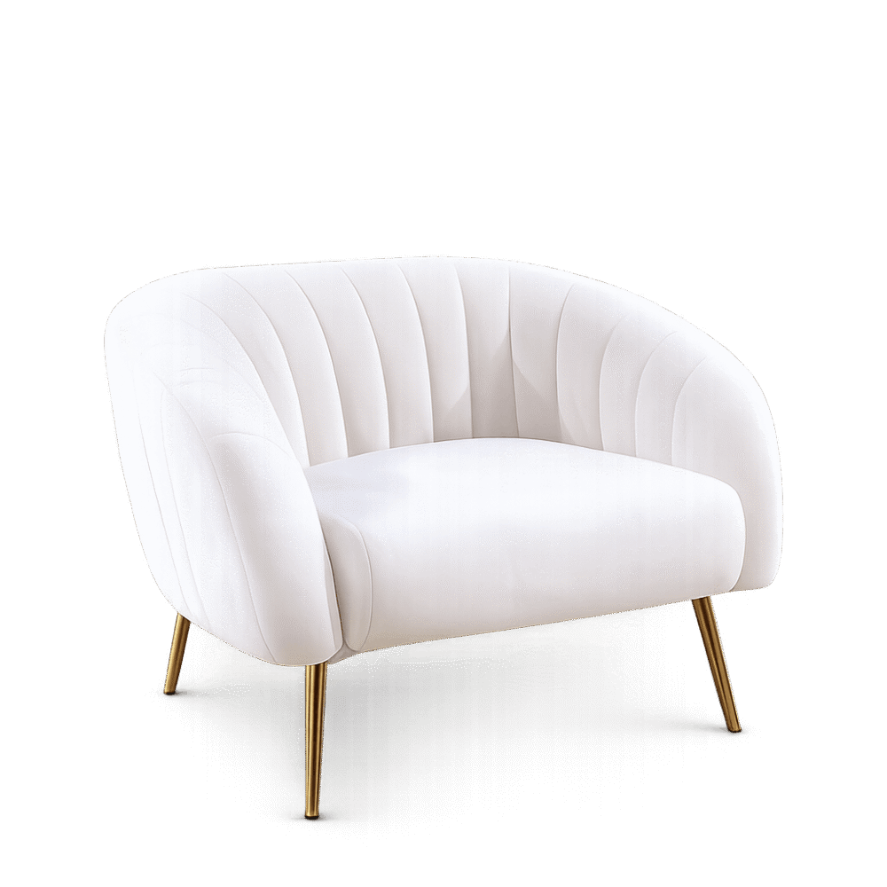 Beige Melrose Single Sofa Rental UAE