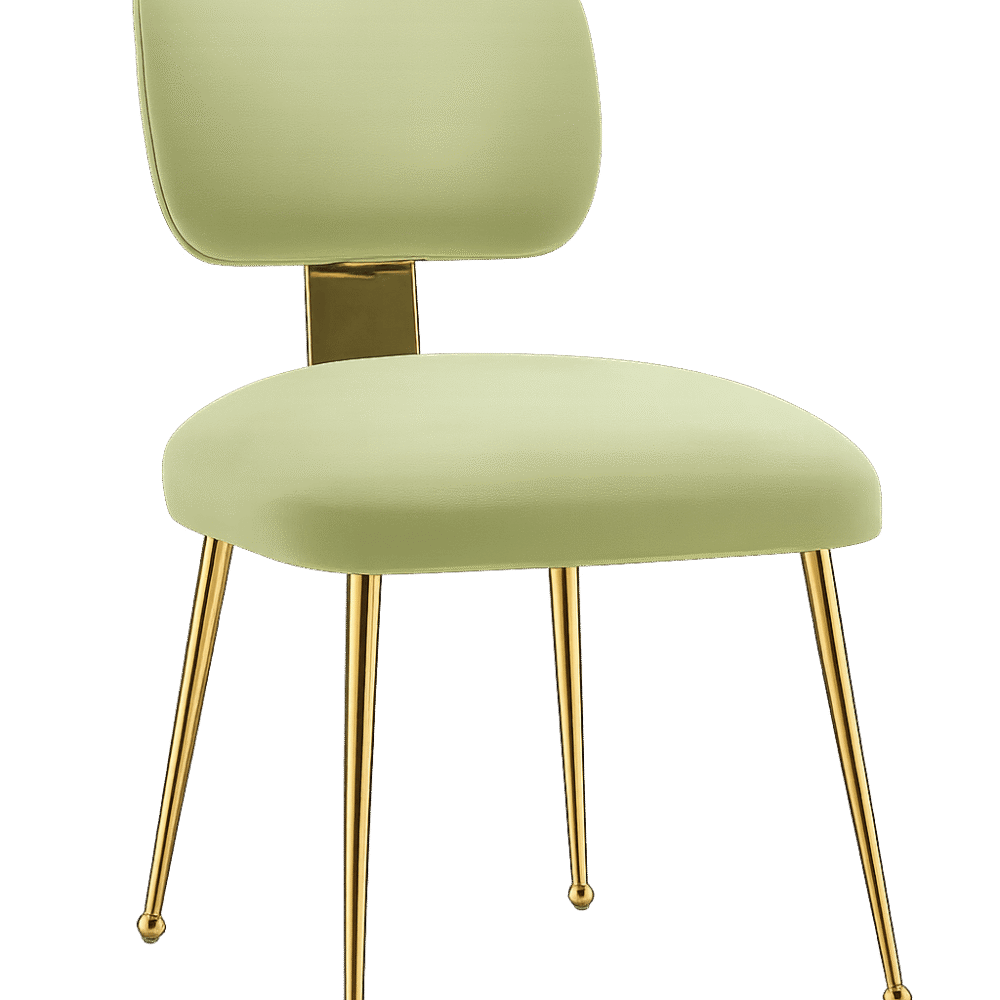 Beige Open Back Dining Chair Rental in Dubai
