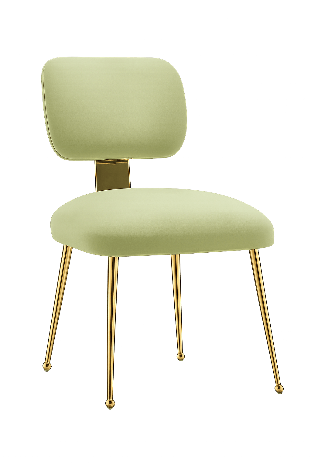 Beige Open Back Dining Chair Rental in Dubai