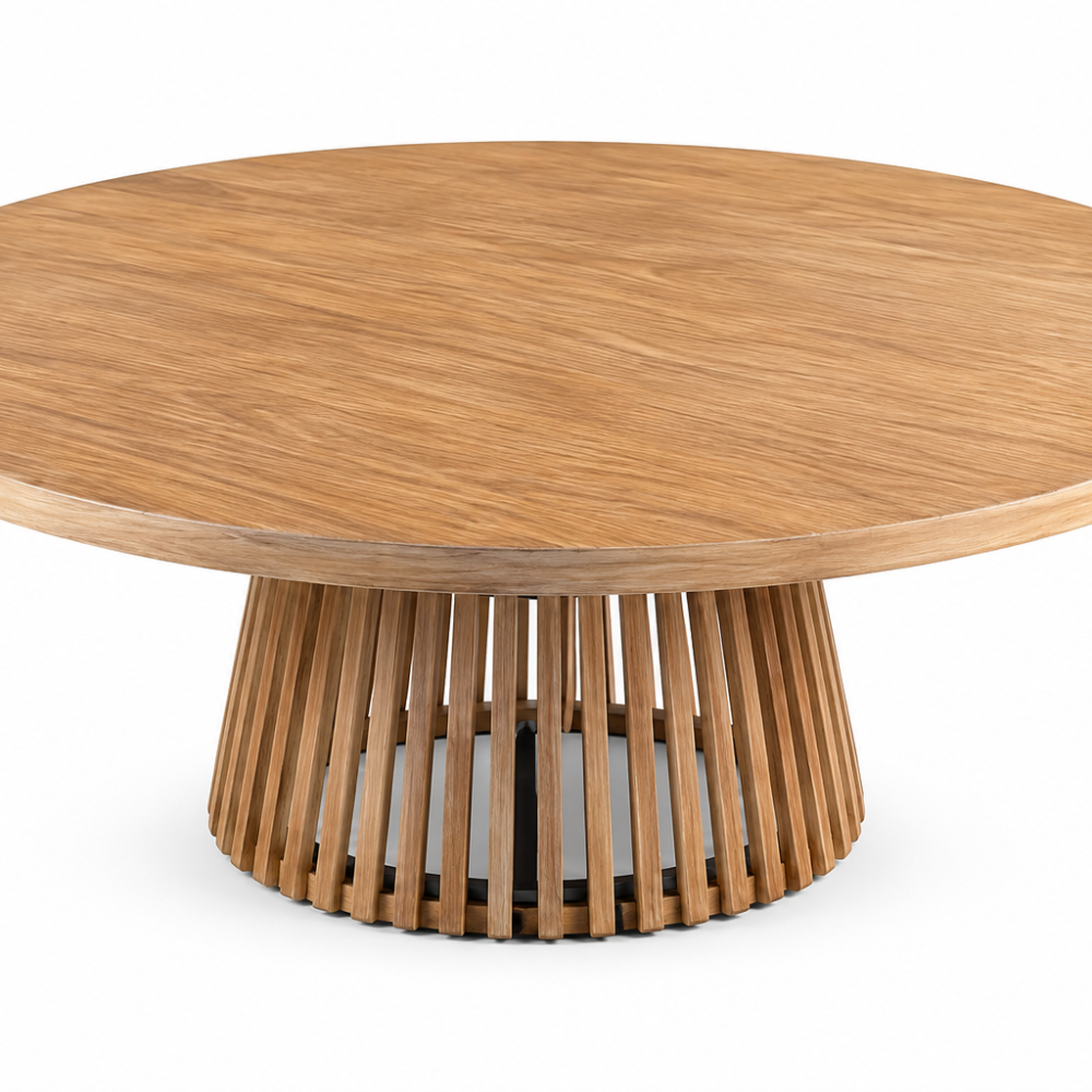 Round Wooden Table Rental UAE