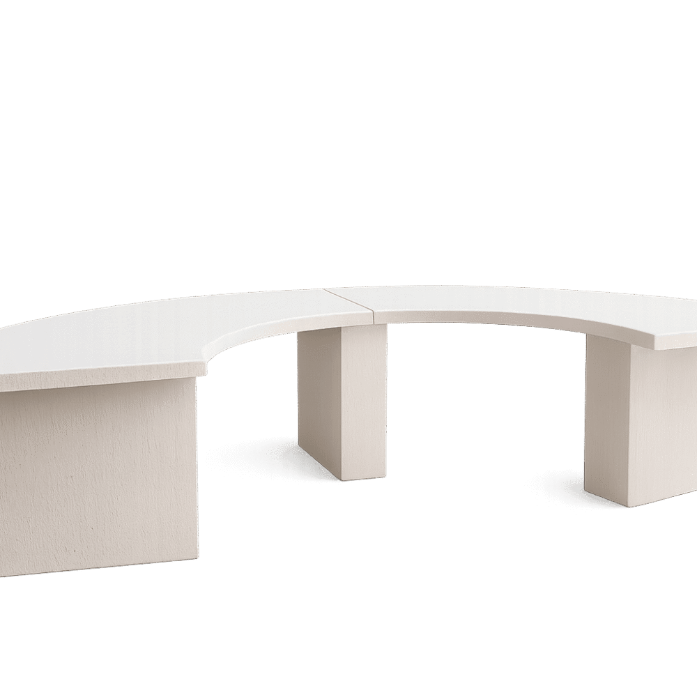 HALFMOON STONE TABLE FINISHING
