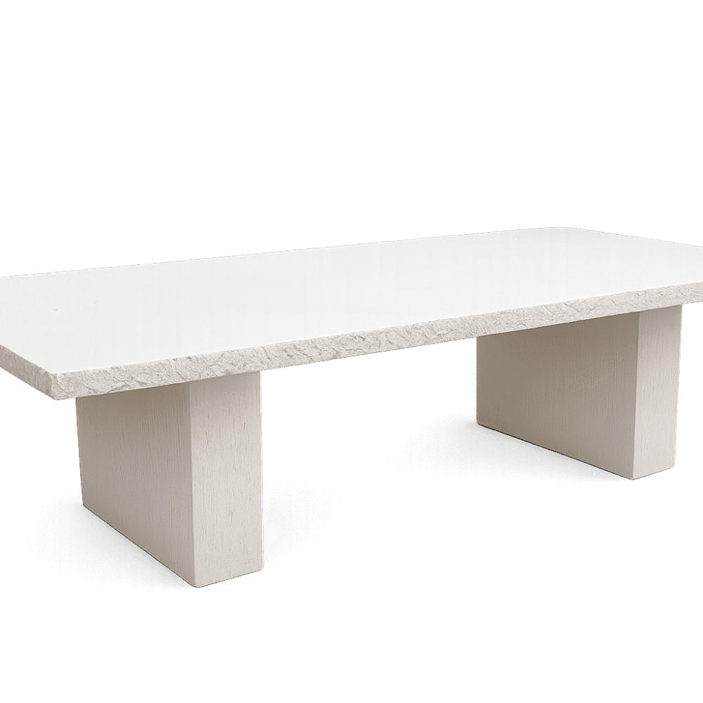 Rectangular Stone Table Finishing