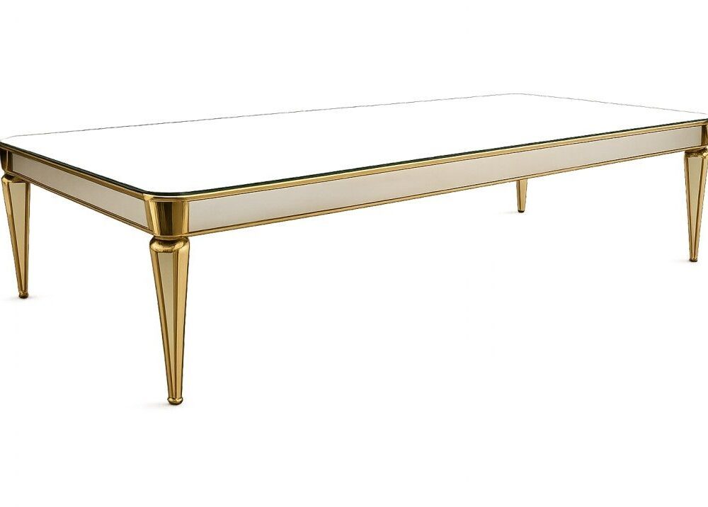 Rectangle White Table Rental UAE