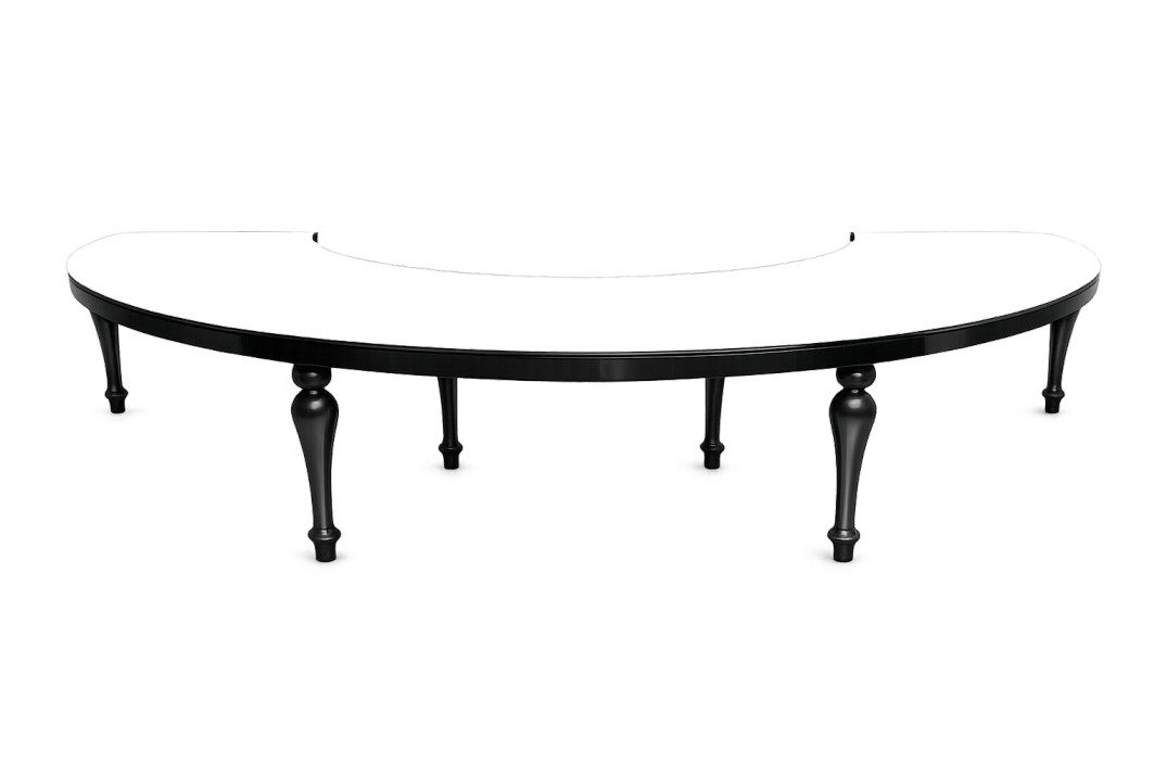 HALF MOON GREY TABLE