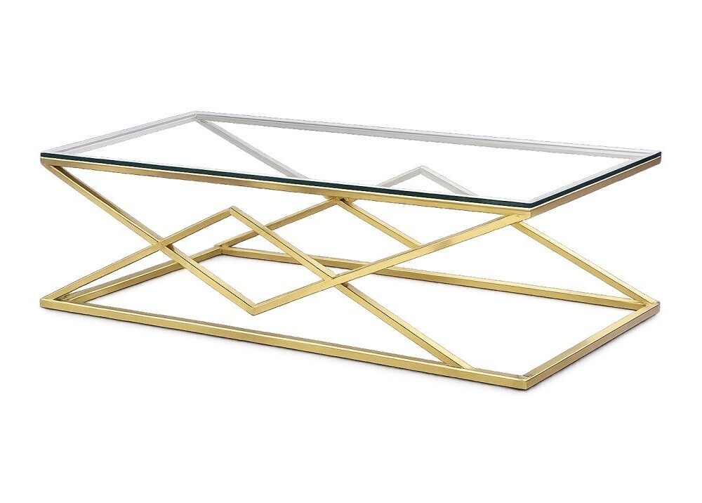 Golden Rectangle Top Mirror Table Rental UAE