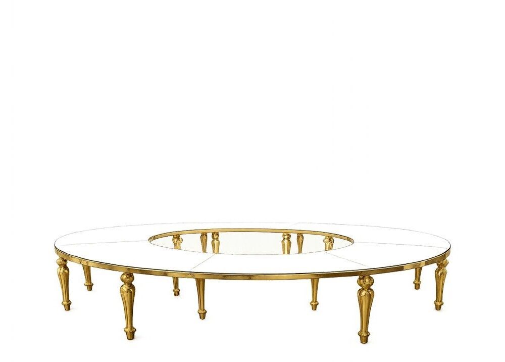 Full Circle Gold Table Rental UAE