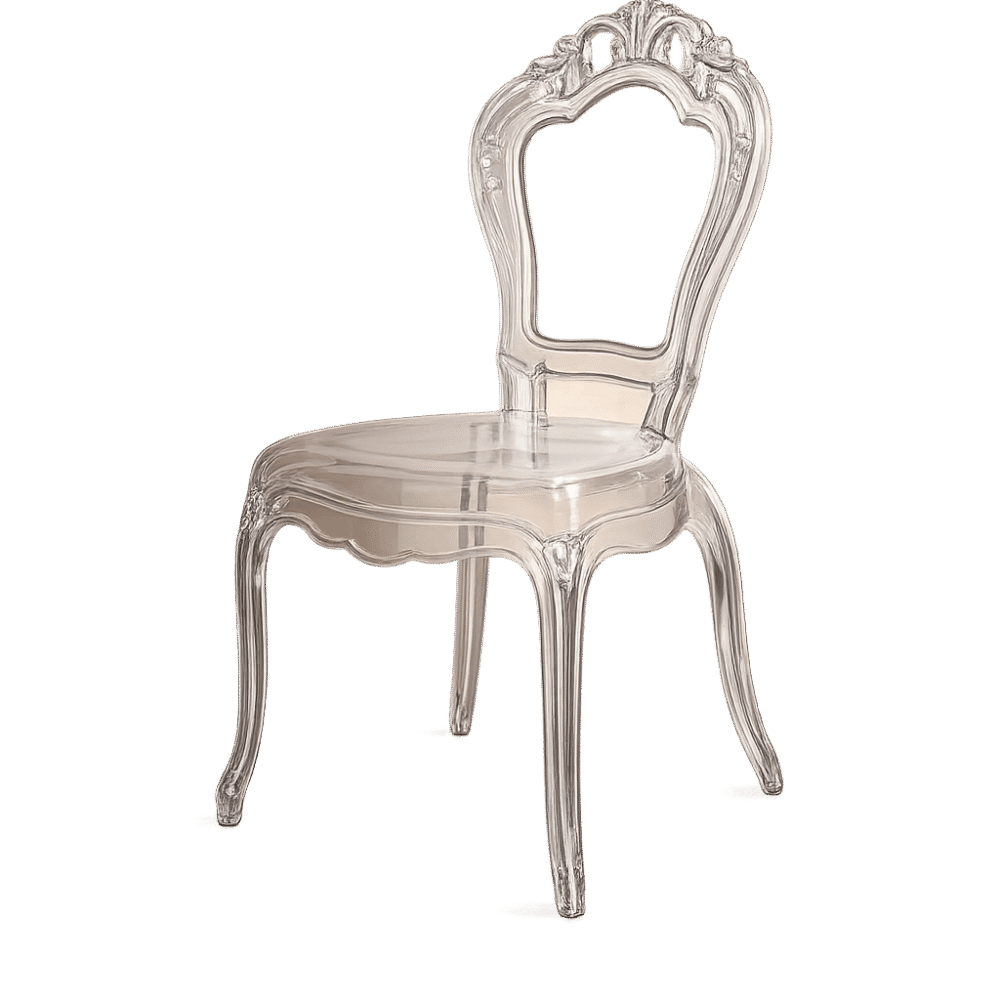 Clear Victoria Dining Chair Rental UAE