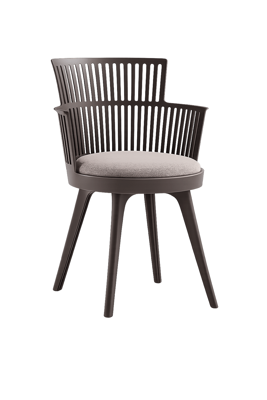 Grey Lines Dining Chair Rental UAE