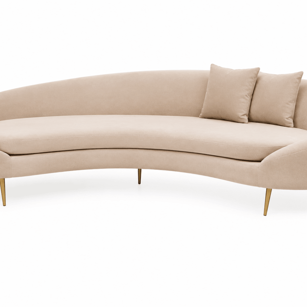Lush Brown Sofa Rental UAE
