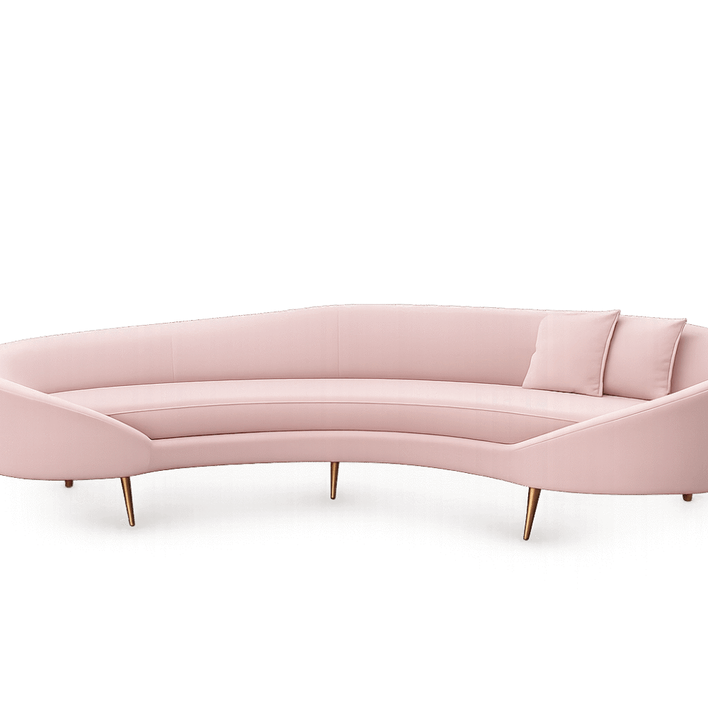 Lush Pink Sofa Rental UAE