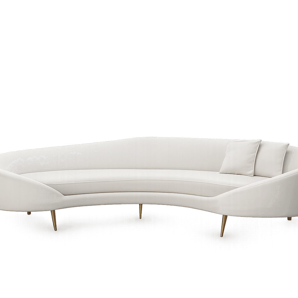 Lush White Sofa Rental UAE