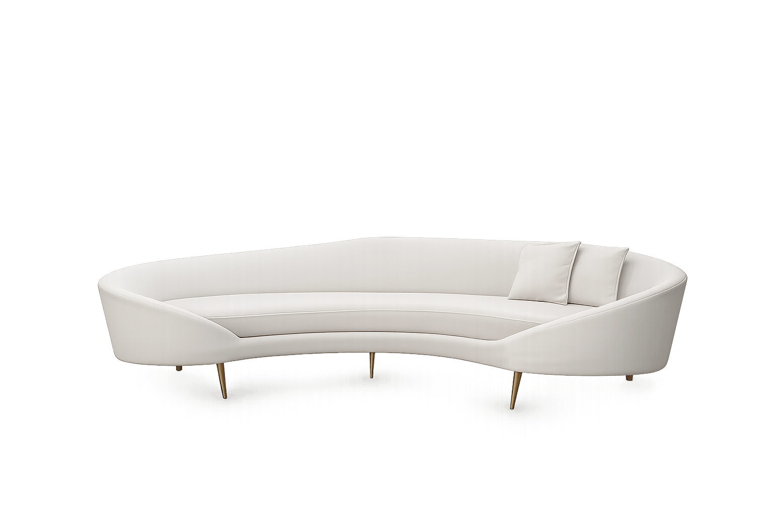 Lush White Sofa Rental UAE