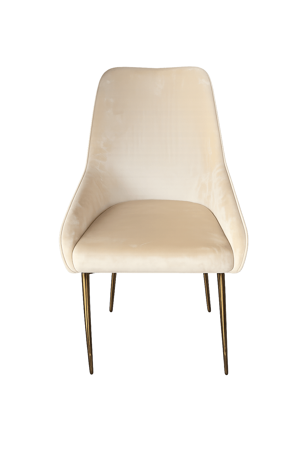 Luxury Beige Gold Dining Chair Rental UAE