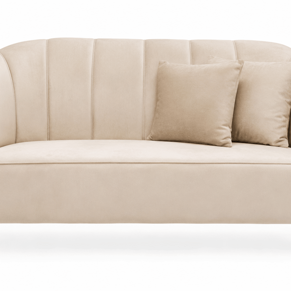Nude 2 Seater Sofa Rental UAE