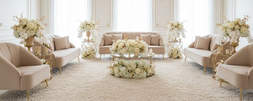 Nude 3 Seater Sofa Rental UAE