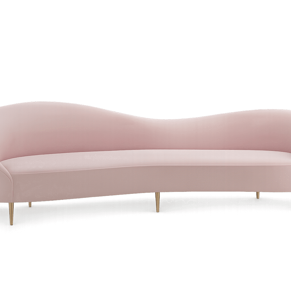 Pink Curve Bridal Sofa Rental UAE