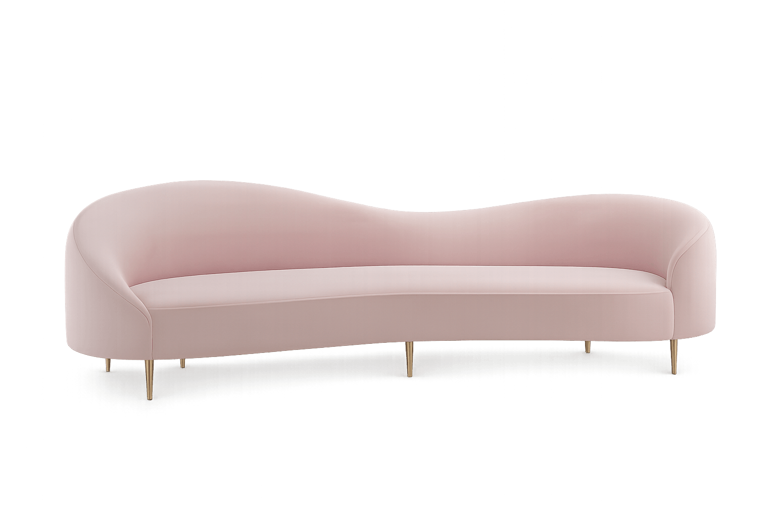 Pink Curve Bridal Sofa Rental UAE