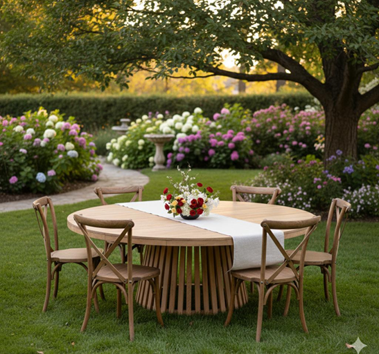 Rectangle Wooden Table Dubai