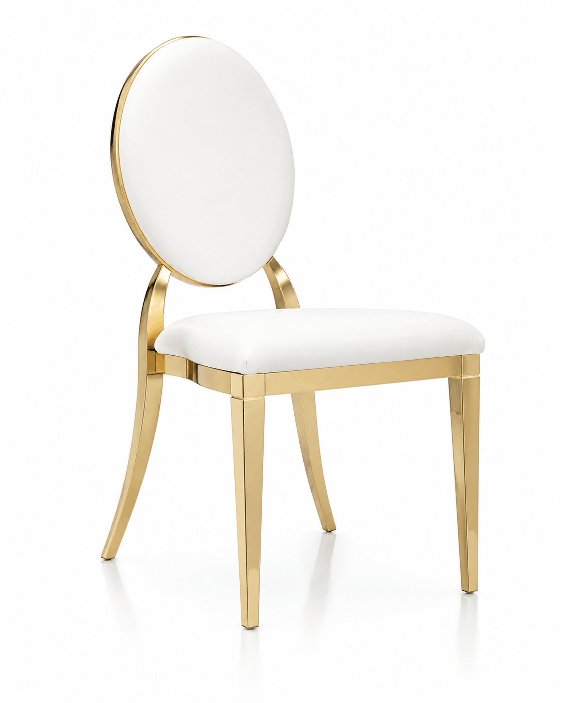 Steel Dior Gold Dining Chair Rental UAE