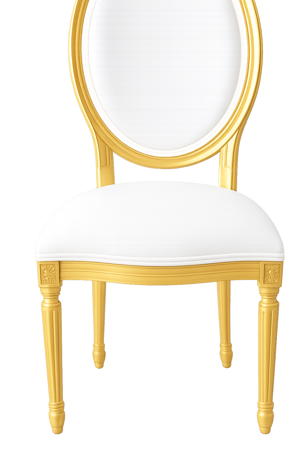 Wooden Gold Dior Dining Chair Rental UAE