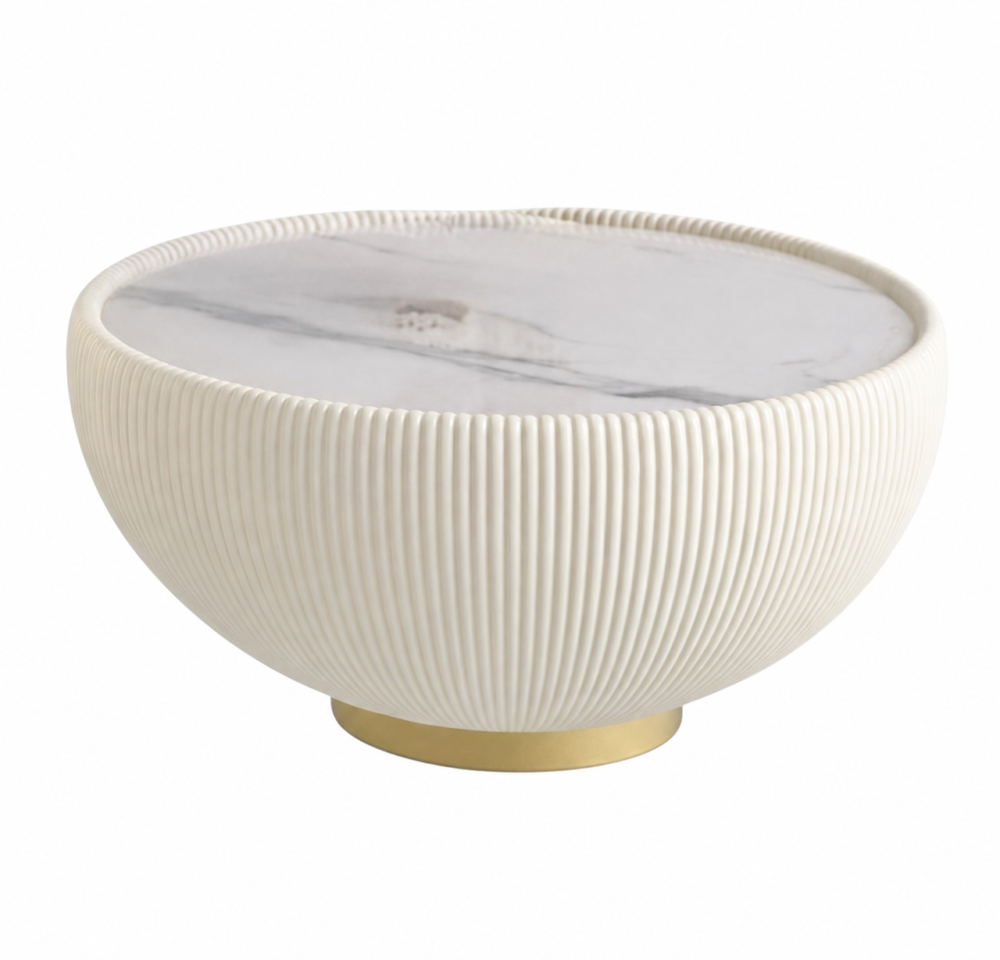 Leather Base Wooden Top Round Double Table Rental UAE